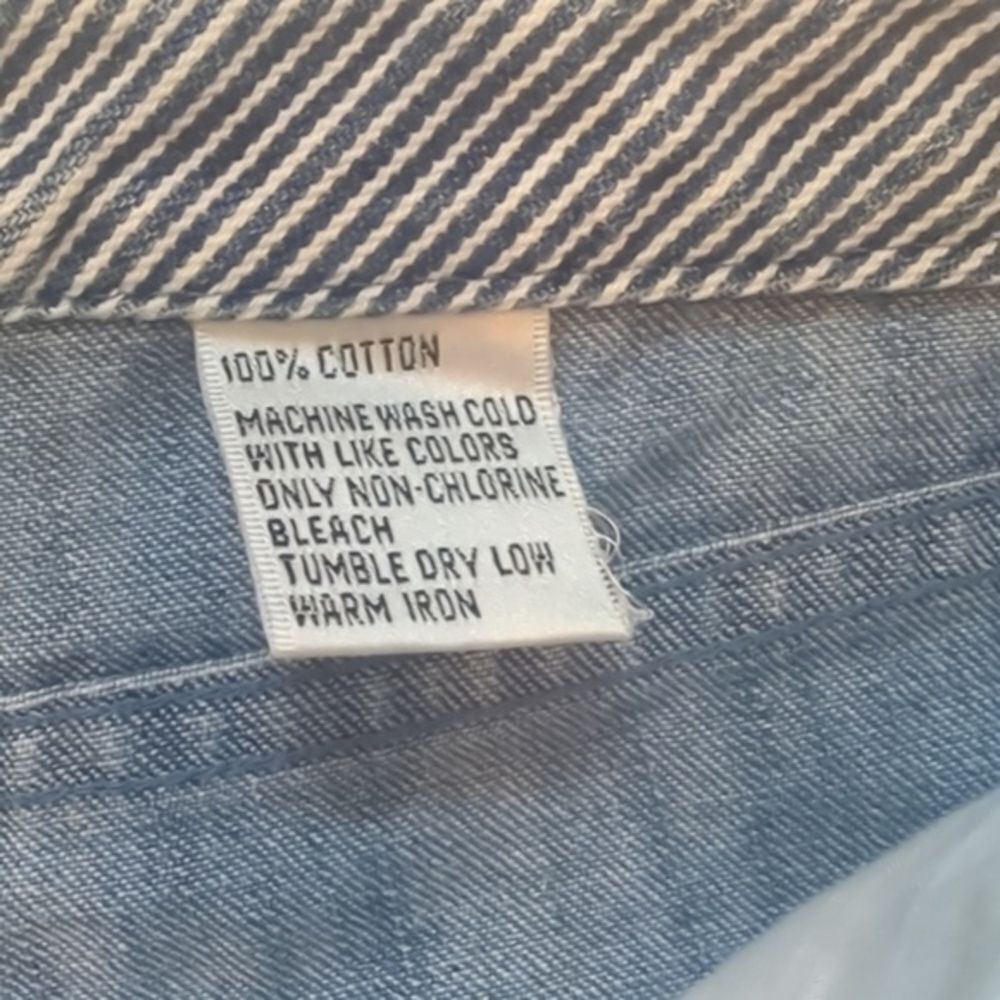 Talbots Blue Jean Shorts‎ Women's Size 4 100% Cotton Great Condition - Picture 4 of 7